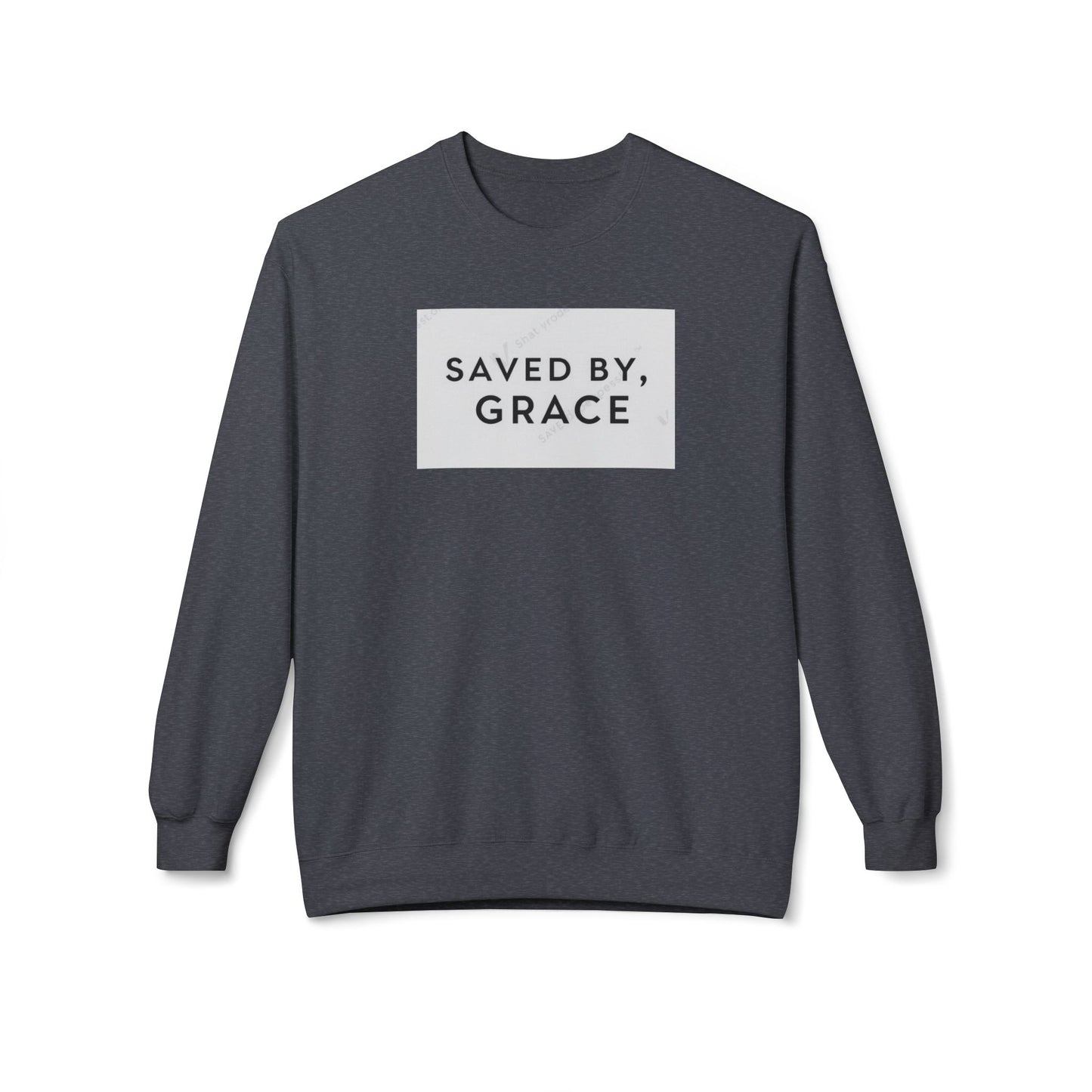 Grace-Filled Crewneck Sweatshirt - Cozy, Unisex Sweatshirt for Faith, Inspirational Gifts, Christian Apparel, Casual Wear, Everyday Comfort