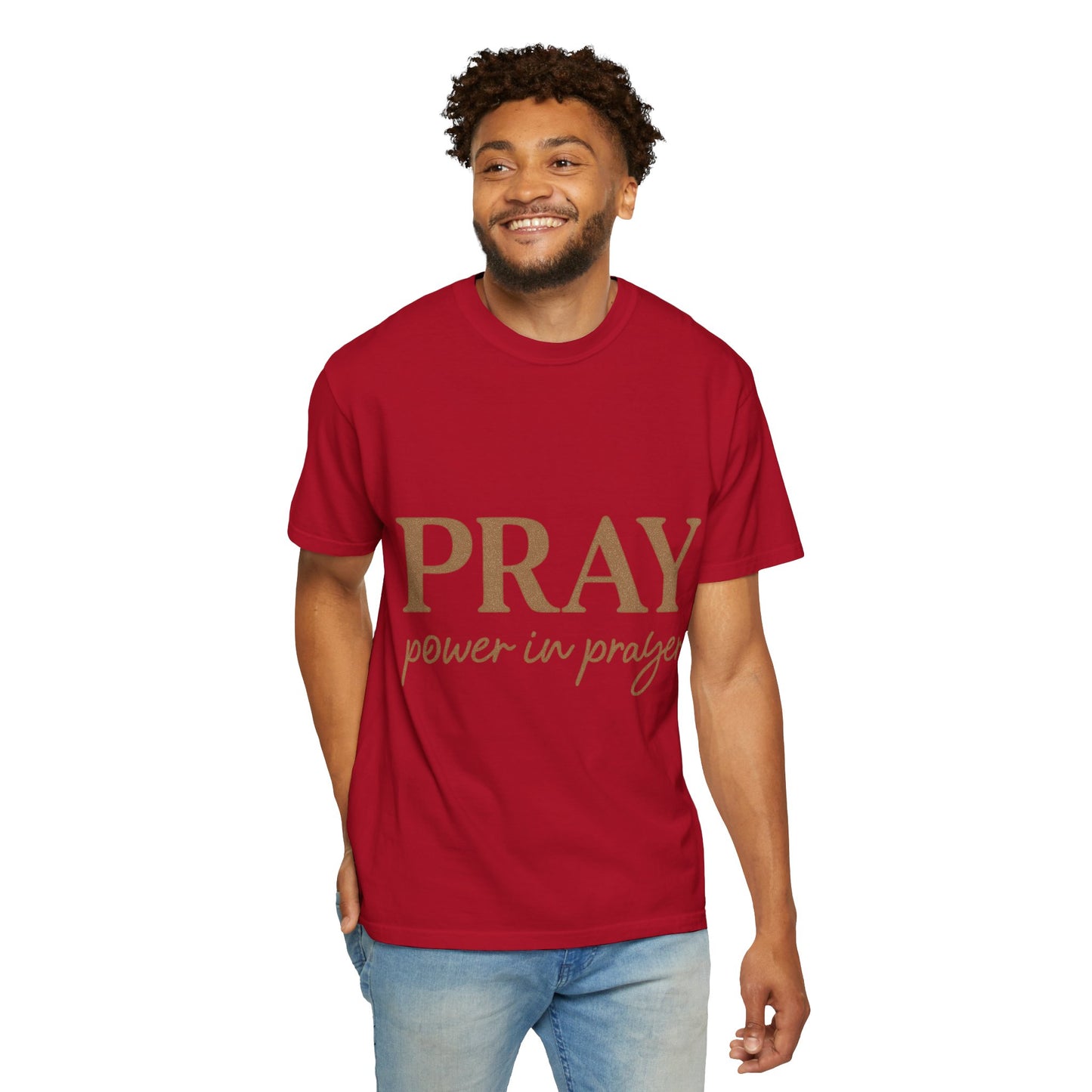 Pray Unisex T-Shirt – Minimal Christian Faith Tee