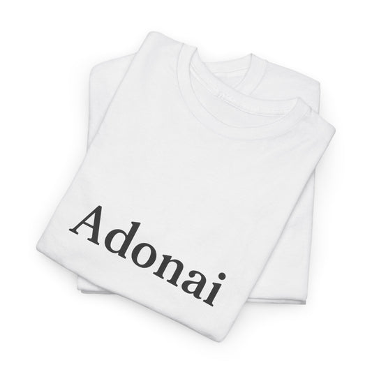 Adonai T-Shirt – Lord and Master Hebrew Name of God Unisex Tee