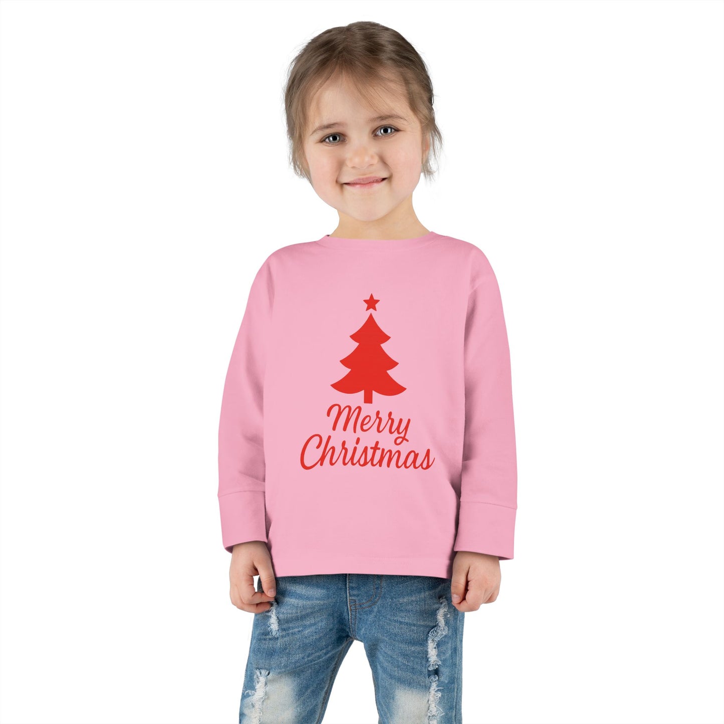 Toddler Christmas Tree Long Sleeve Tee