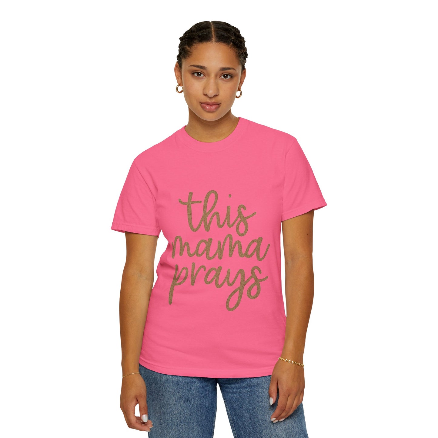 Mama Prays T-Shirt – Faith & Family Christian Unisex Tee
