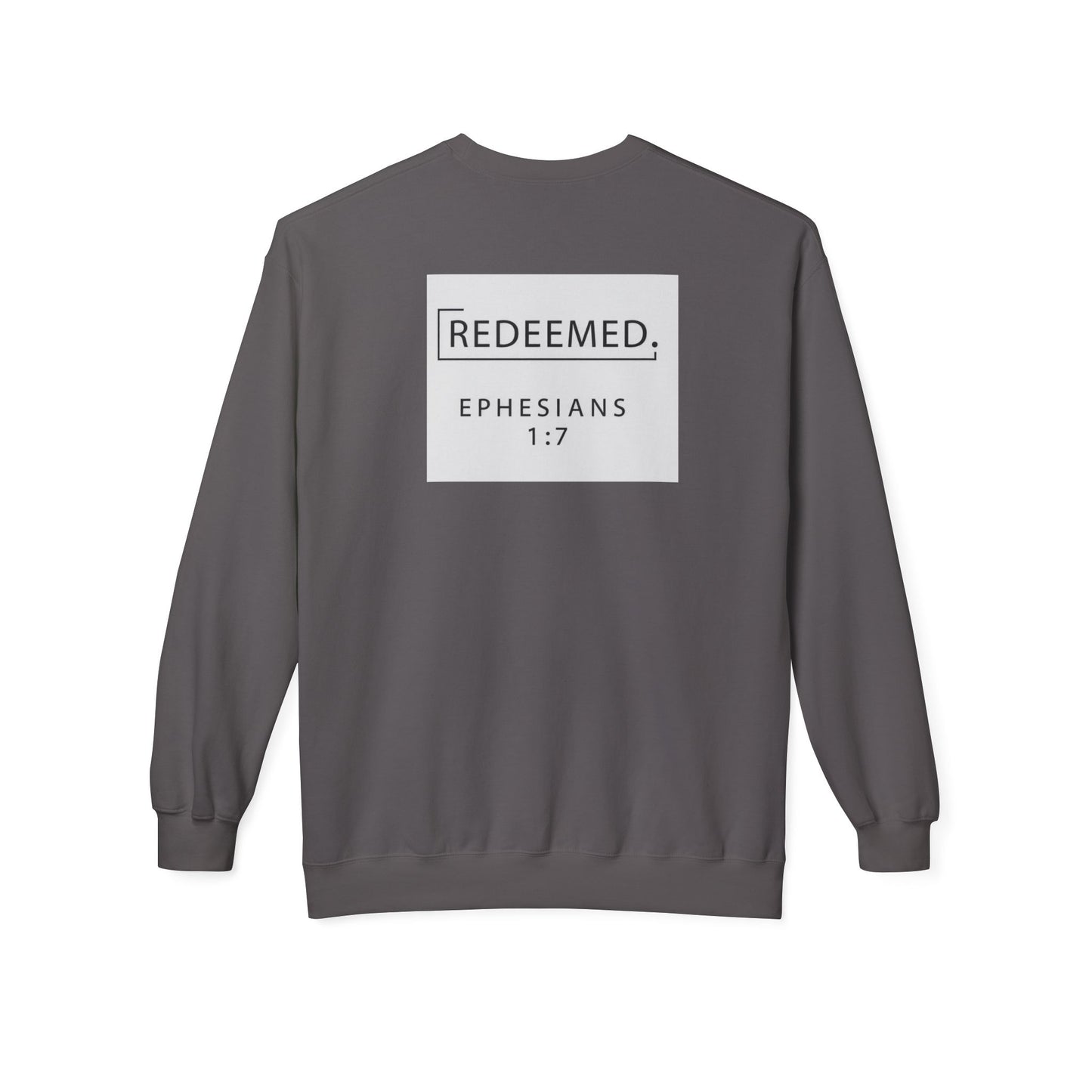 “Redemed” Crewneck Sweatshirt – Unisex Christian Apparel