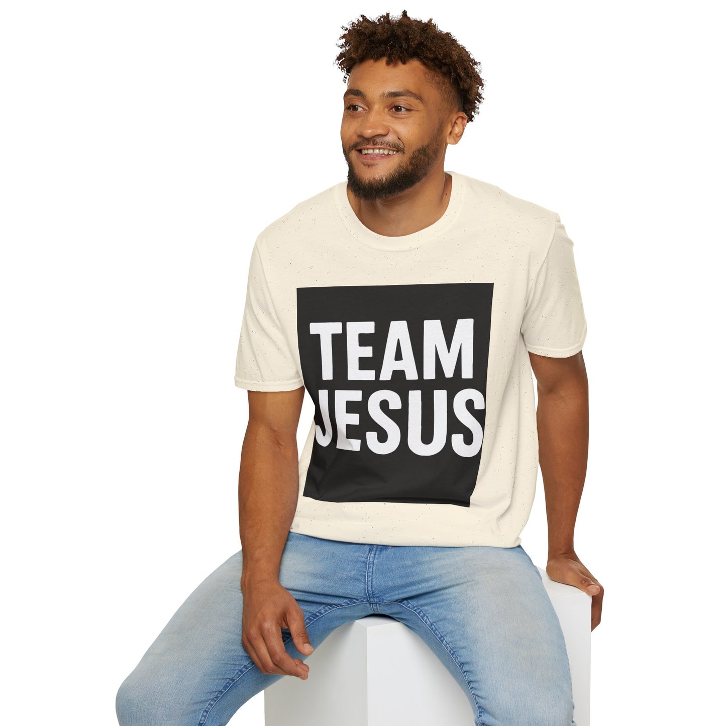 Team Jesus Heavy Cotton Tee | Bold Christian Streetwear
