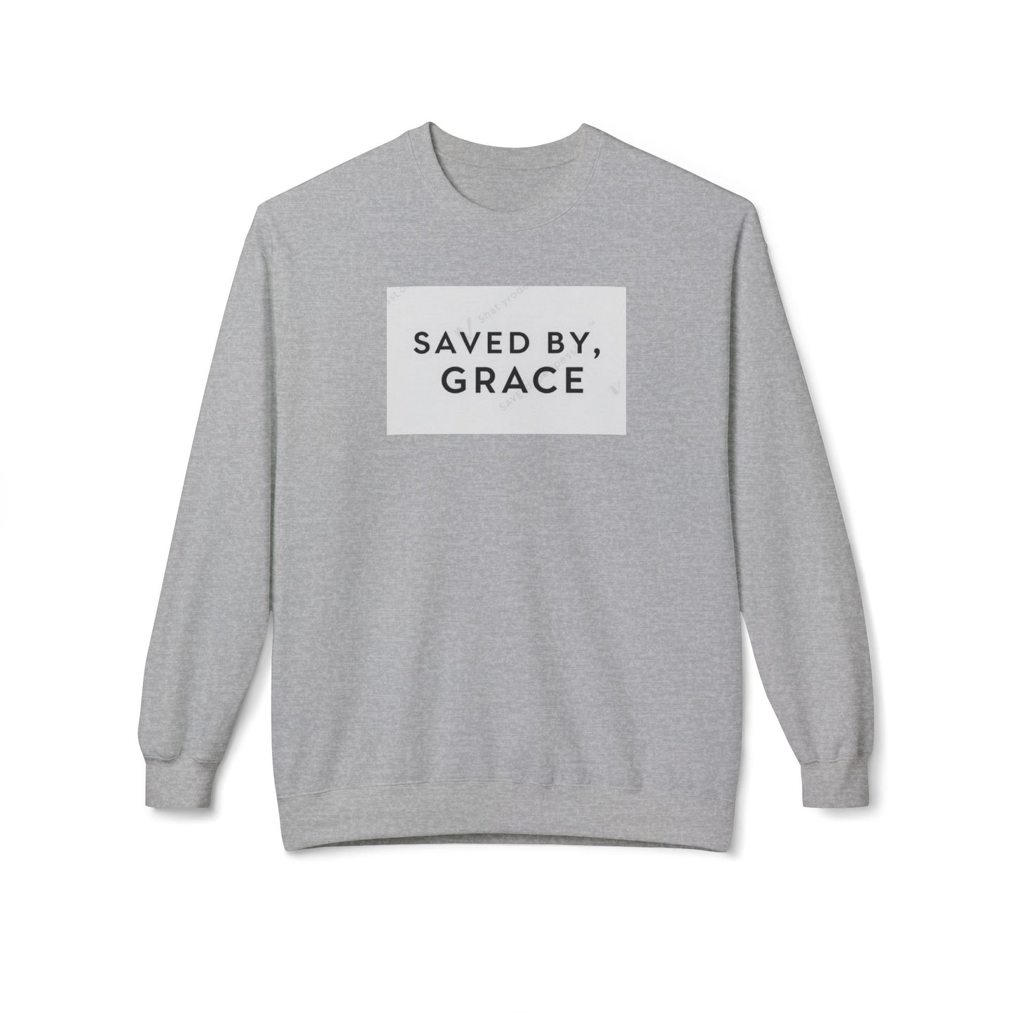 Grace-Filled Crewneck Sweatshirt - Cozy, Unisex Sweatshirt for Faith, Inspirational Gifts, Christian Apparel, Casual Wear, Everyday Comfort