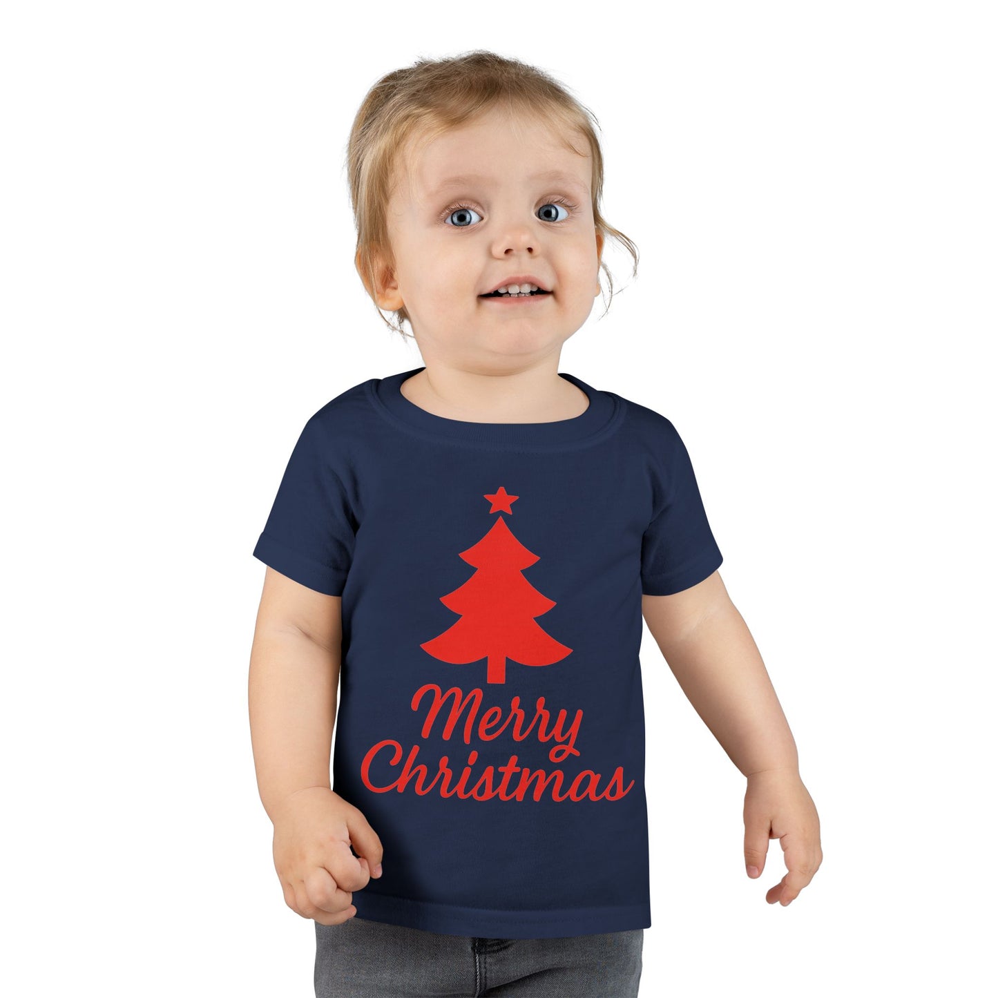 Merry Christmas Toddler T-Shirt – Christian Holiday Tee for Little Ones