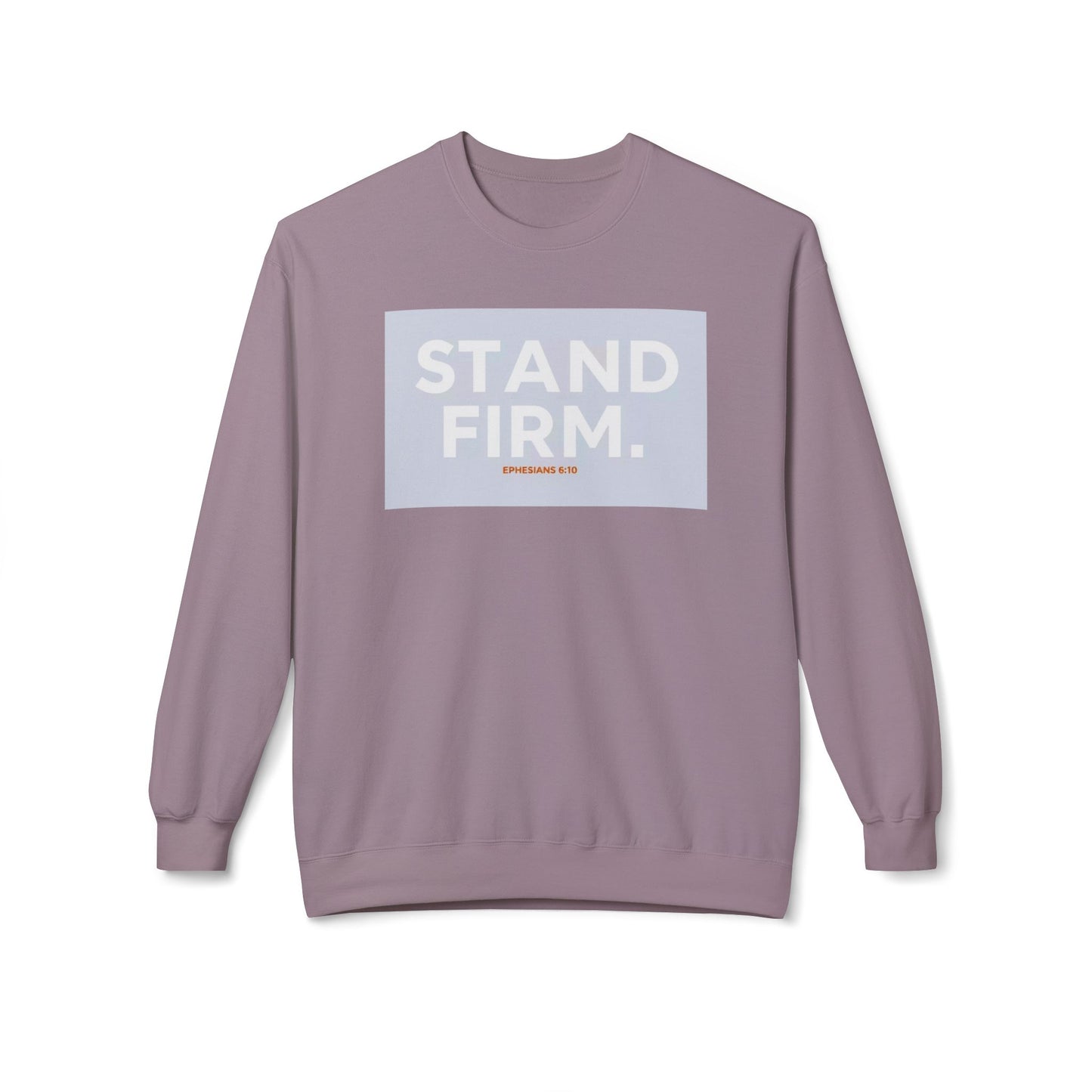 “Stand firm” Crewneck Sweatshirt – Unisex Christian Apparel