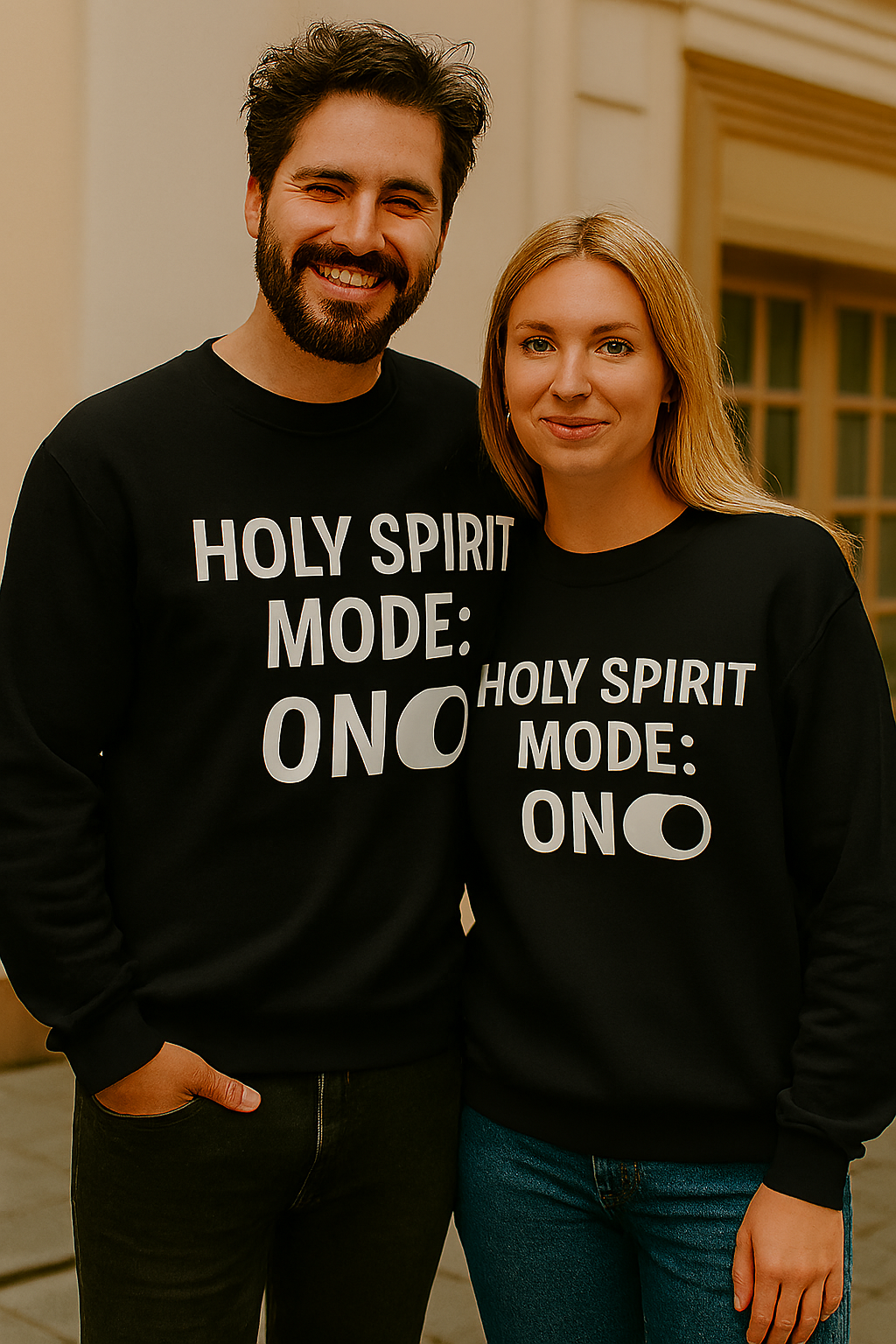 “Holy Spirit Mode: On Sweatshirt – Faith-Filled Christian Hoodie for Men & Women | Spiritual Comfort Wear”