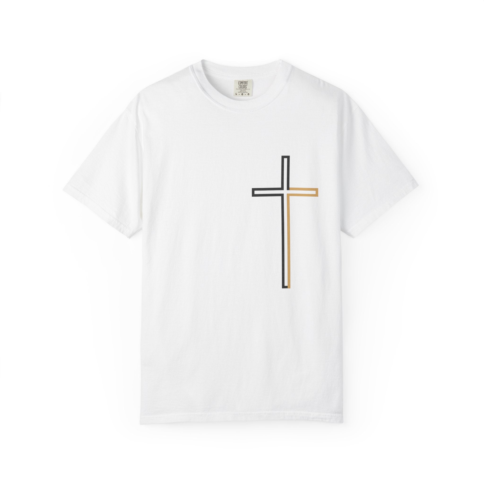 Christian Cross T-Shirt — “There Is Power in the Name of Jesus” Faith Tee | Premium Inspirational Shirt by Lexad Designs