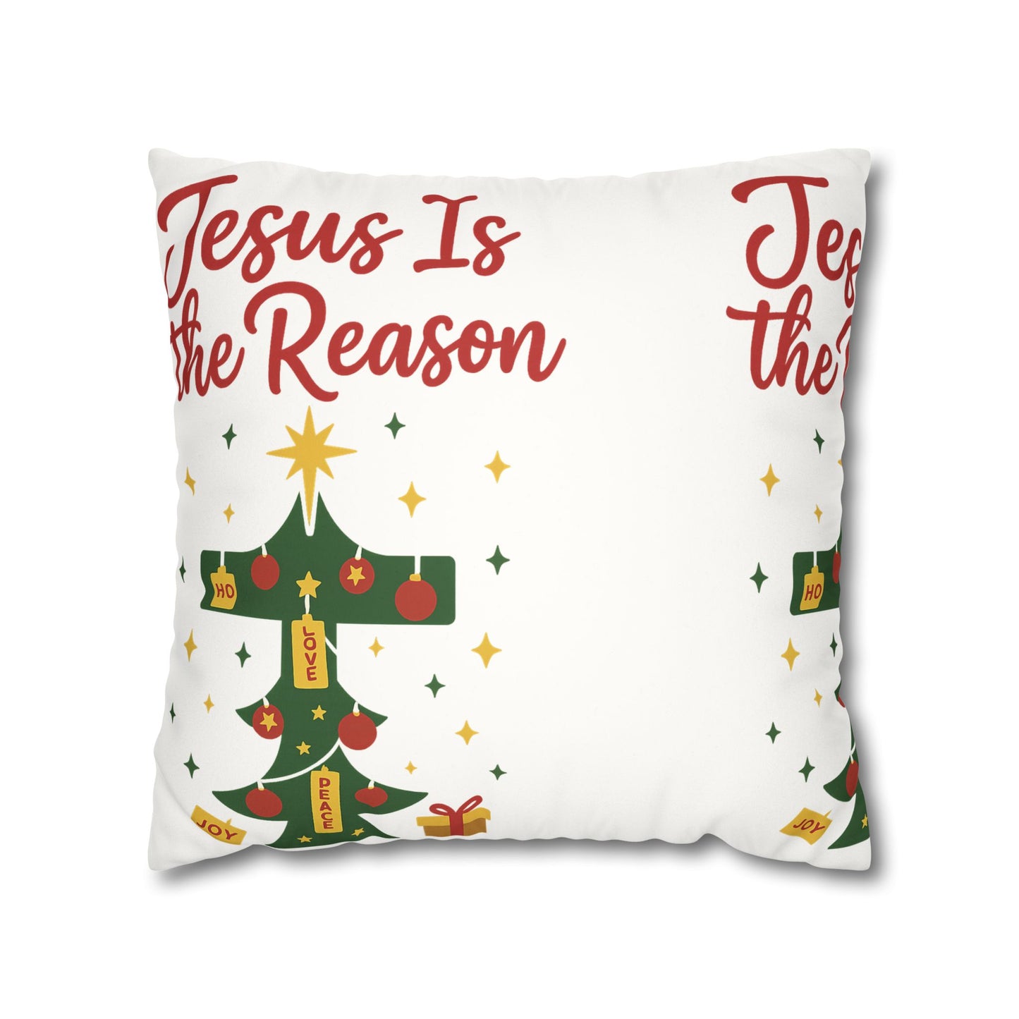 Christmas Decorative Pillowcase - Jesus Is the Reason