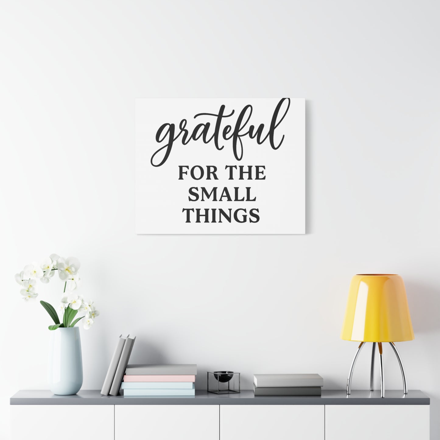 Grateful Wall Art | Inspirational Christian Home Decor-Matte Canvas, Stretched, 1.25"