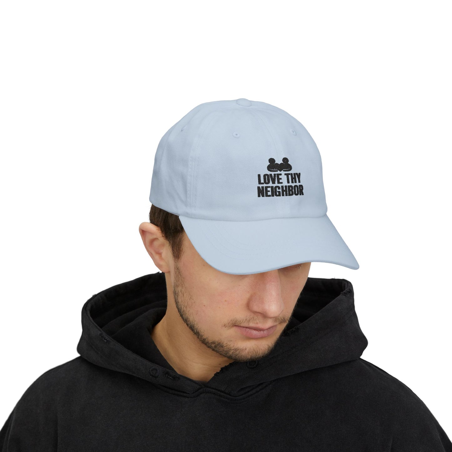 Love Thy Neighbor Dad Hat | Classic Adjustable Cap | Faith Apparel