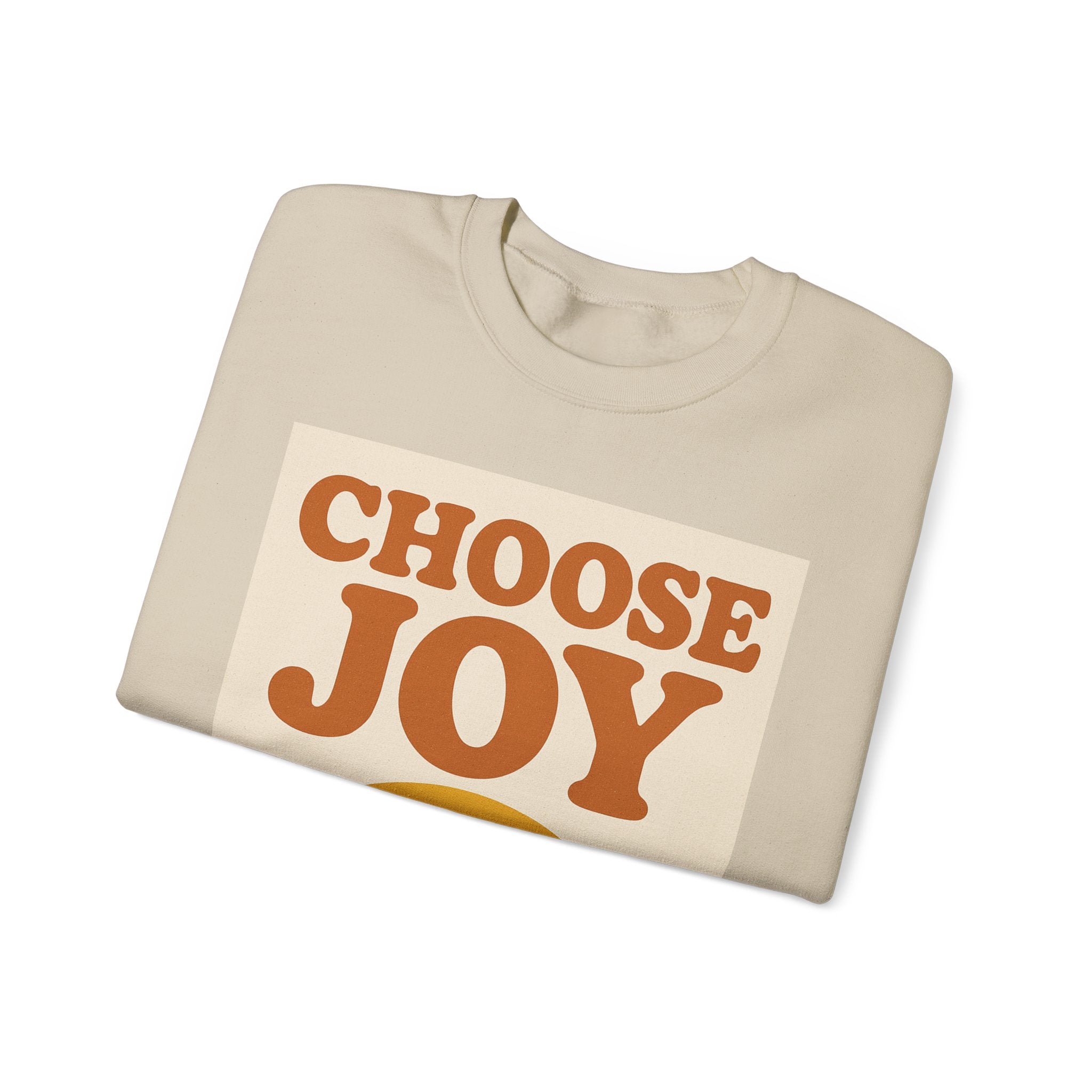 Choose Joy Rainbow Crewneck Sweatshirt, Unisex Sweatshirt, Motivational Gift, Cozy Layer, Fall Fashion, Positive Vibes
