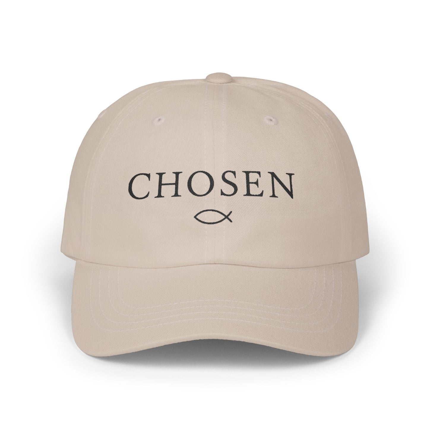 Chosen Classic Dad Cap | Unisex Faith Baseball Hat | Adjustable