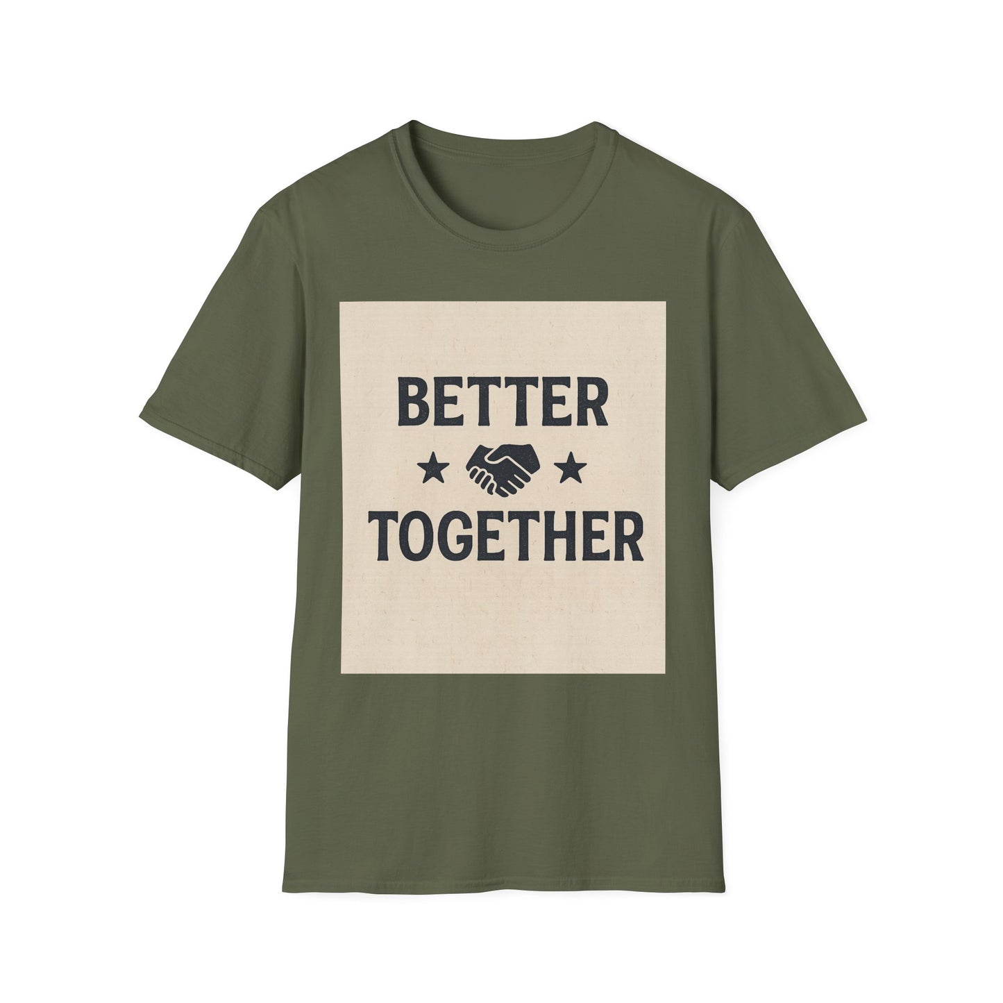 Better Together Unisex Softstyle T-Shirt, Friendship Gift Tee, Couples Matching Shirt, Family Reunion Apparel, Quality Printed Top