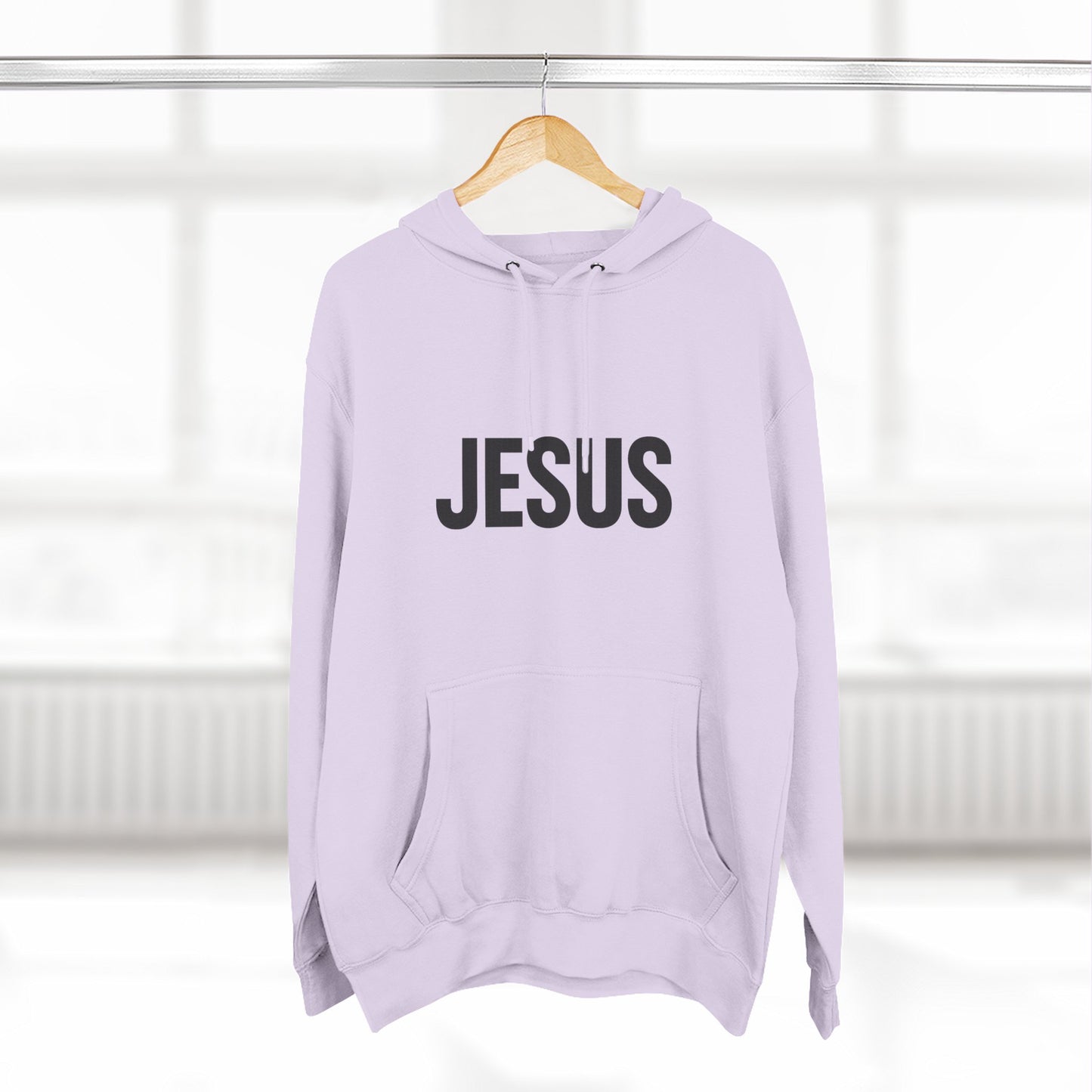 JESUS Unisex Hoodie – Bold Christian Statement Sweatshirt | Faithwear for Everyday Comfort