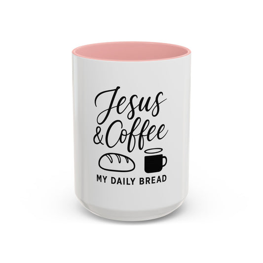 Jesus & Coffee Mug – My Daily Bread Devotional Cup