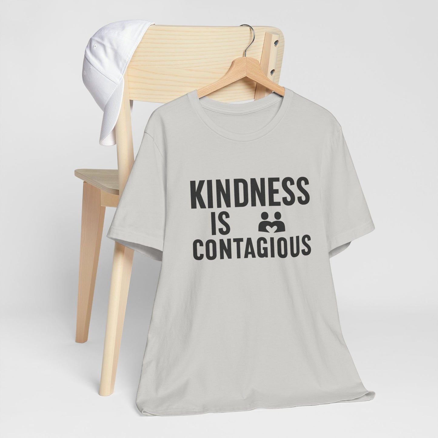 Kindness is Contagious Unisex T-Shirt | Soft Jersey Short Sleeve