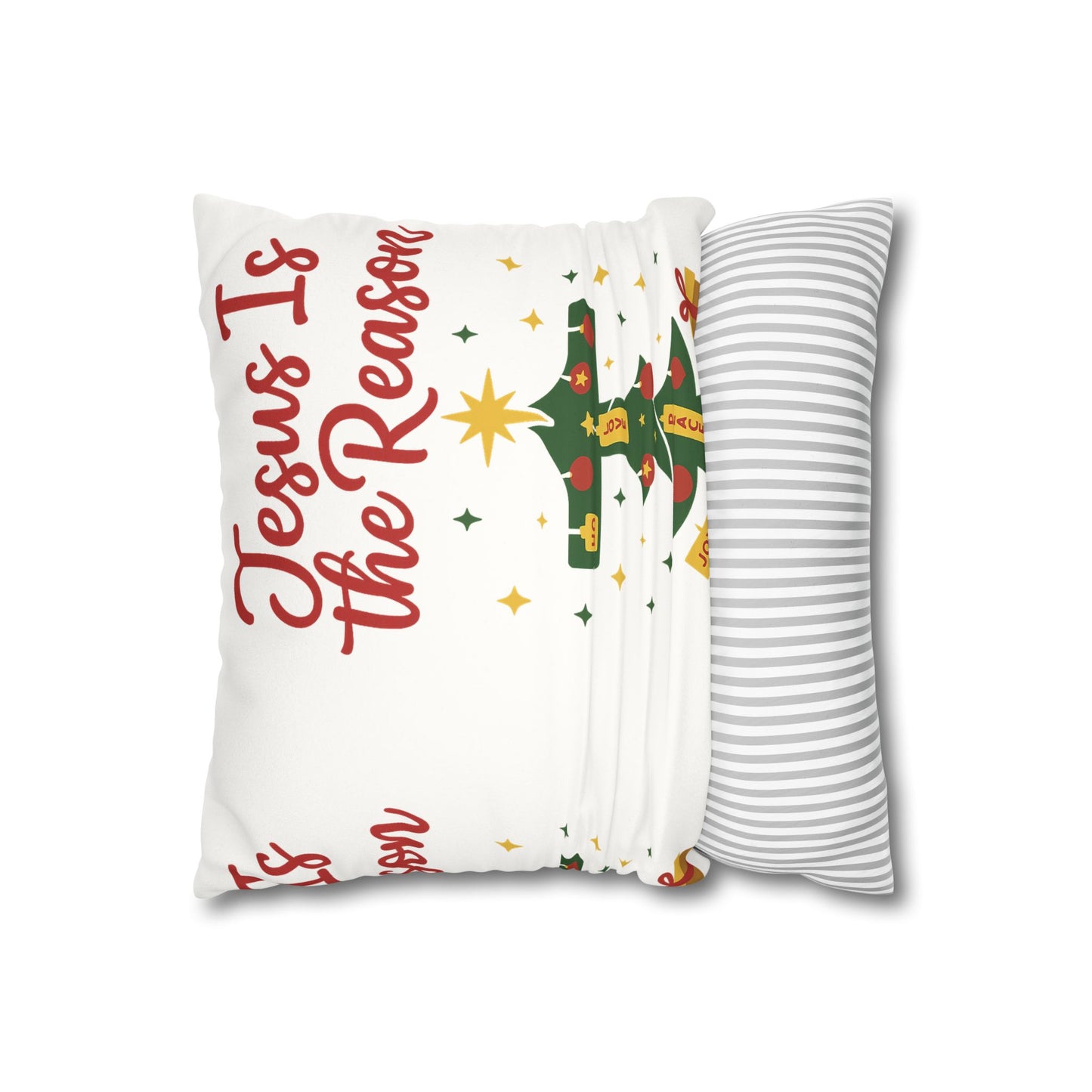Christmas Decorative Pillowcase - Jesus Is the Reason