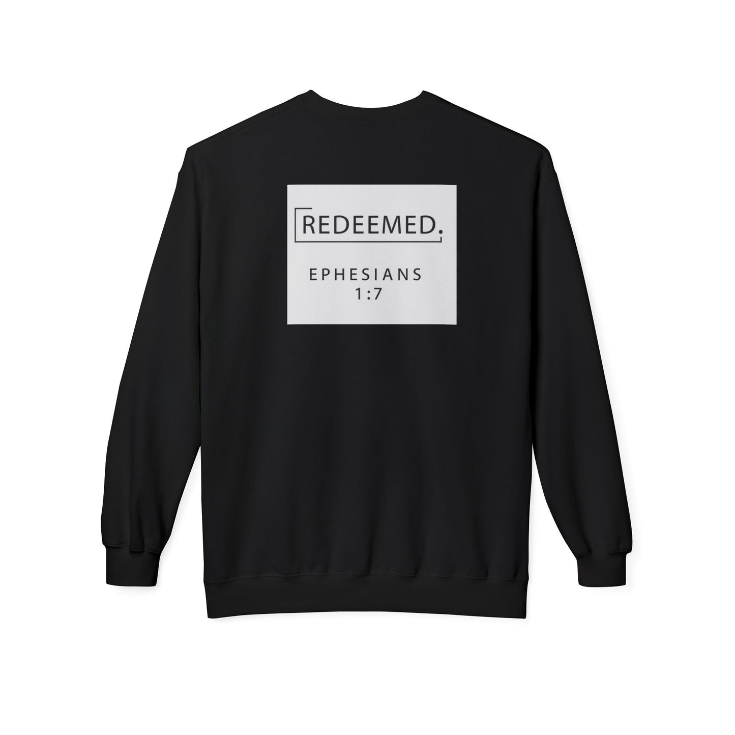 “Redemed” Crewneck Sweatshirt – Unisex Christian Apparel
