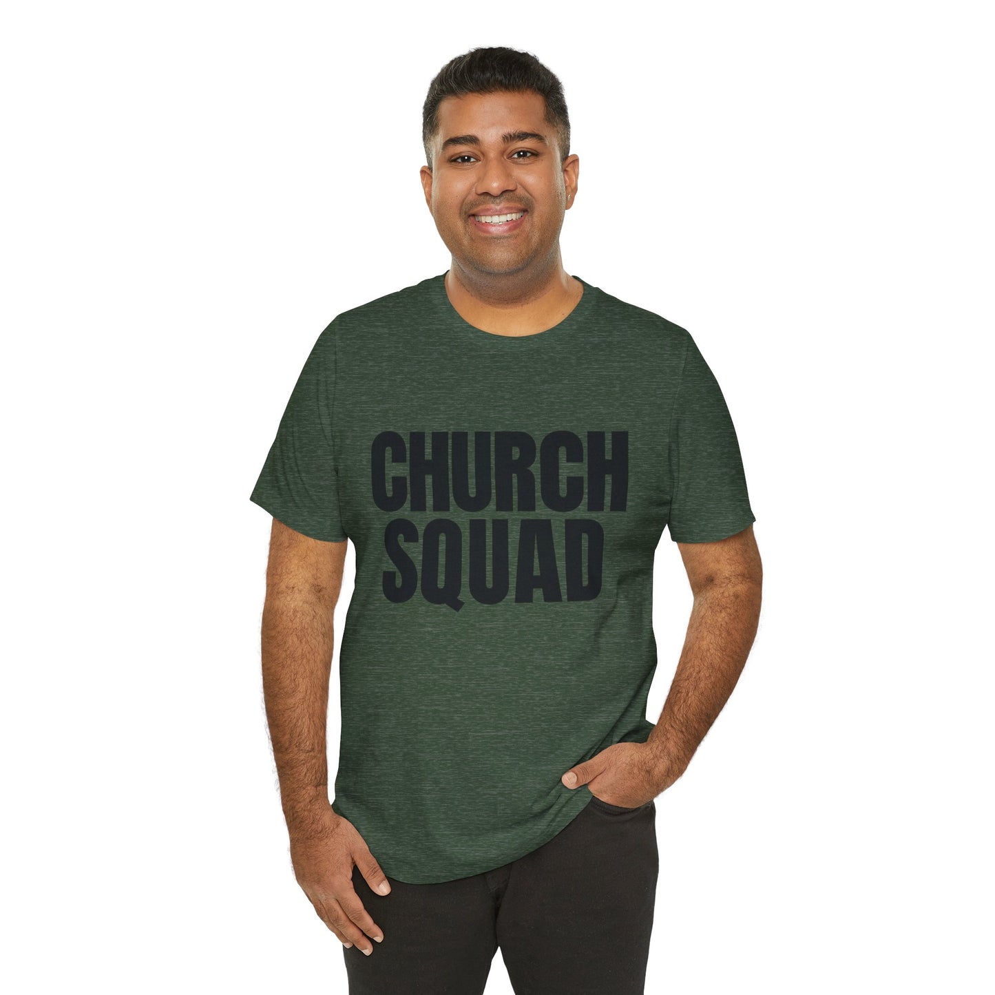 Church Squad Unisex Tee, Christian Apparel, Group Outing Shirt, Faith-Based Gift, Church Events Clothing