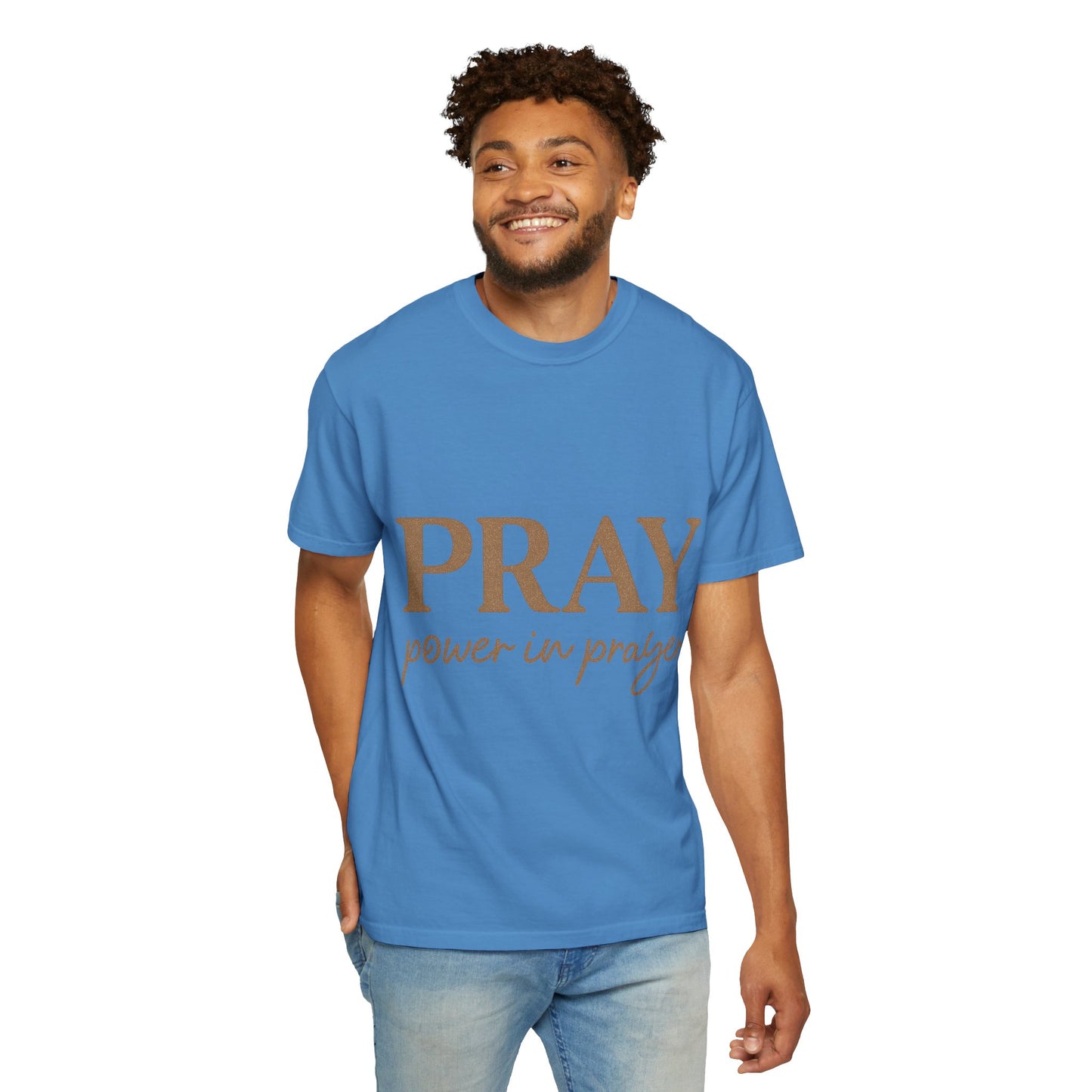 Pray Unisex T-Shirt – Minimal Christian Faith Tee