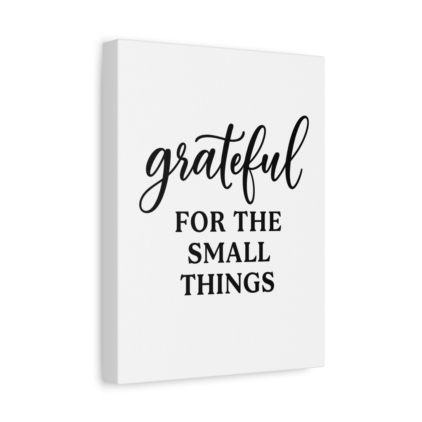 Grateful Wall Art | Inspirational Christian Home Decor-Matte Canvas, Stretched, 1.25"