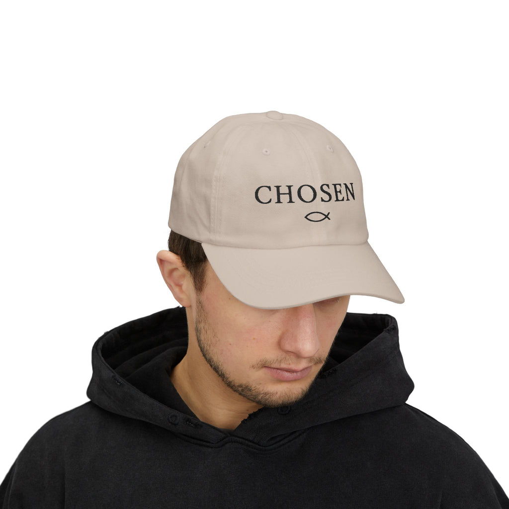 Chosen Classic Dad Cap | Unisex Christian Baseball Hat | Adjustable Faith Apparel Accessory