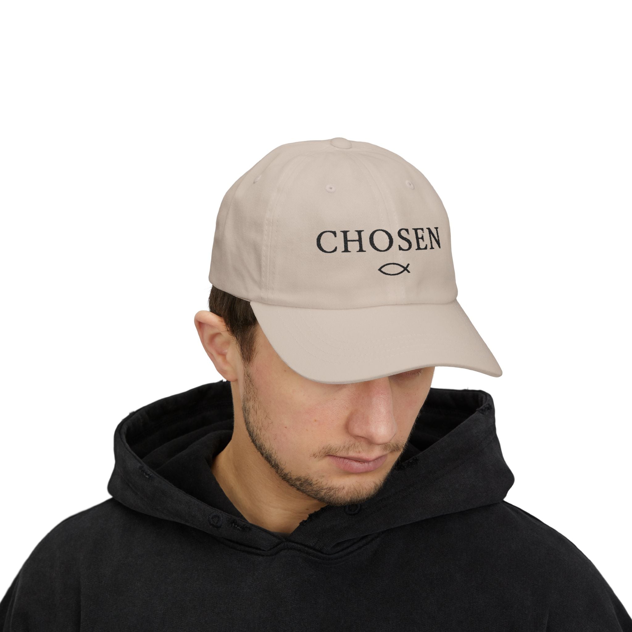 Chosen Classic Dad Cap | Unisex Christian Baseball Hat | Adjustable Faith Apparel Accessory
