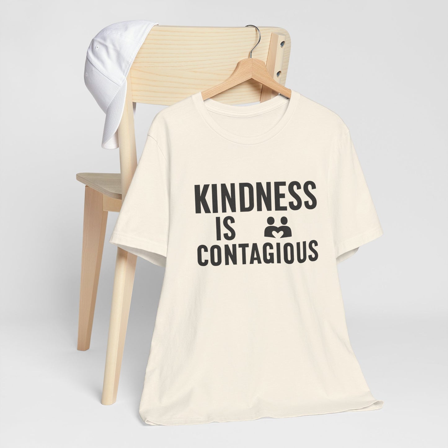 Kindness is Contagious Unisex T-Shirt | Soft Jersey Short Sleeve