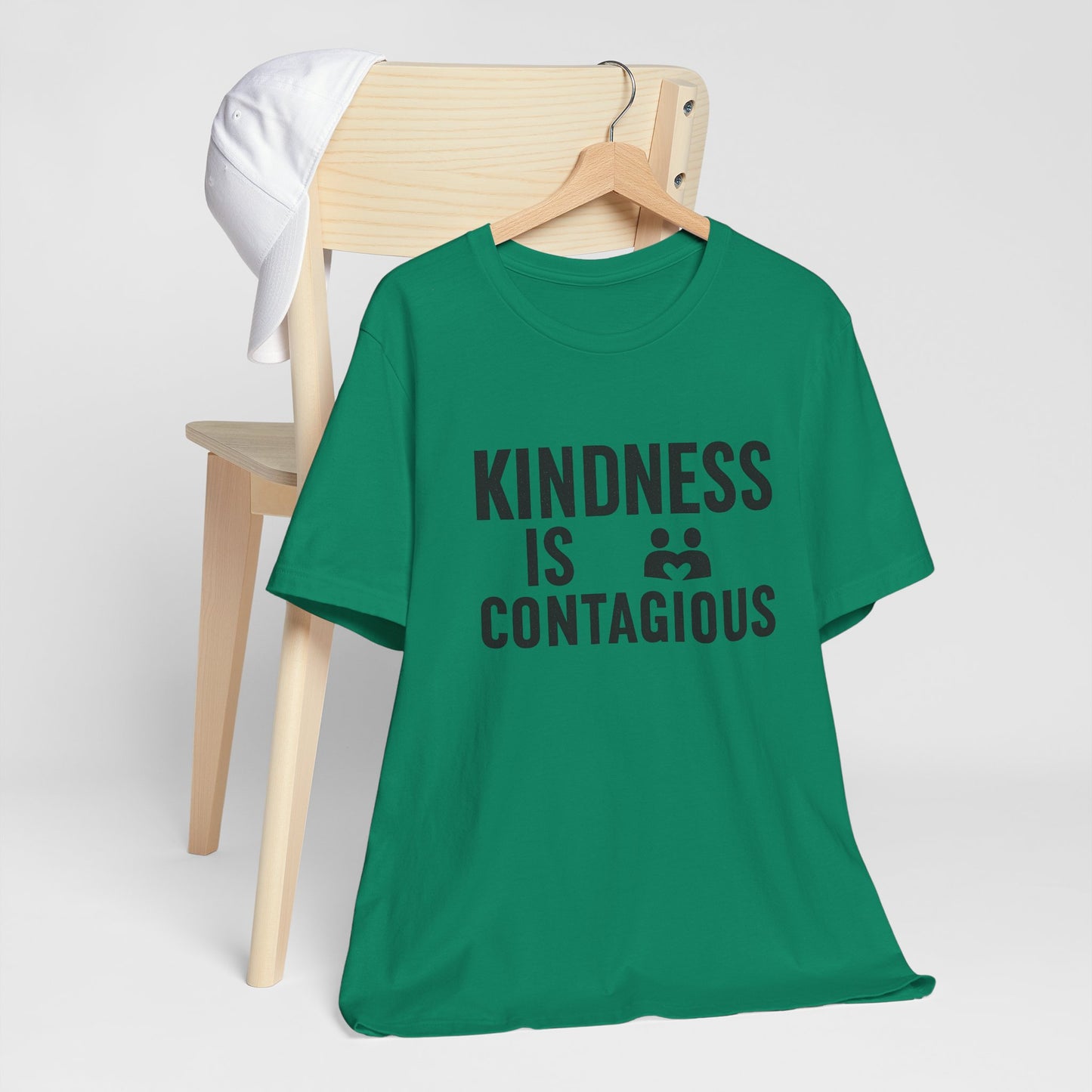 Kindness is Contagious Unisex T-Shirt | Soft Jersey Short Sleeve