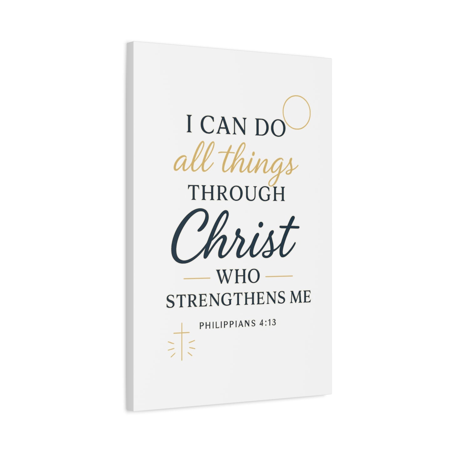 Philippians 4:13 Wall Art | Christian Scripture Home Decor