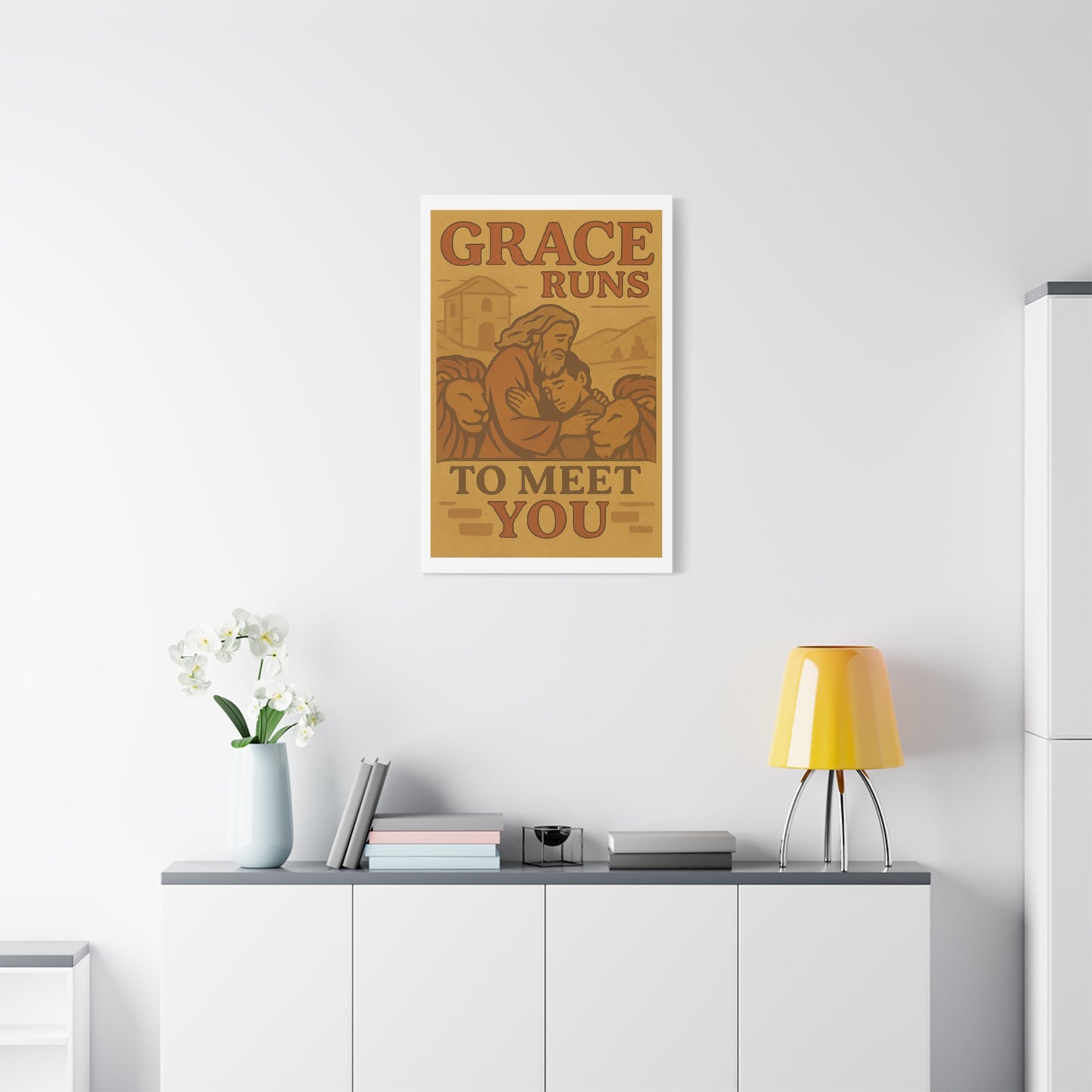 The Prodigal Son Wall Art | Vintage Christian Poster – Redemption & Grace Illustration.