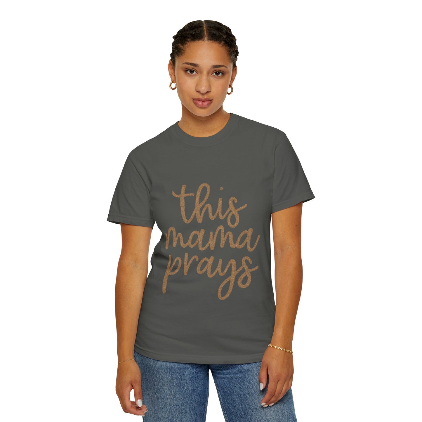 Mama Prays T-Shirt – Faith & Family Christian Unisex Tee