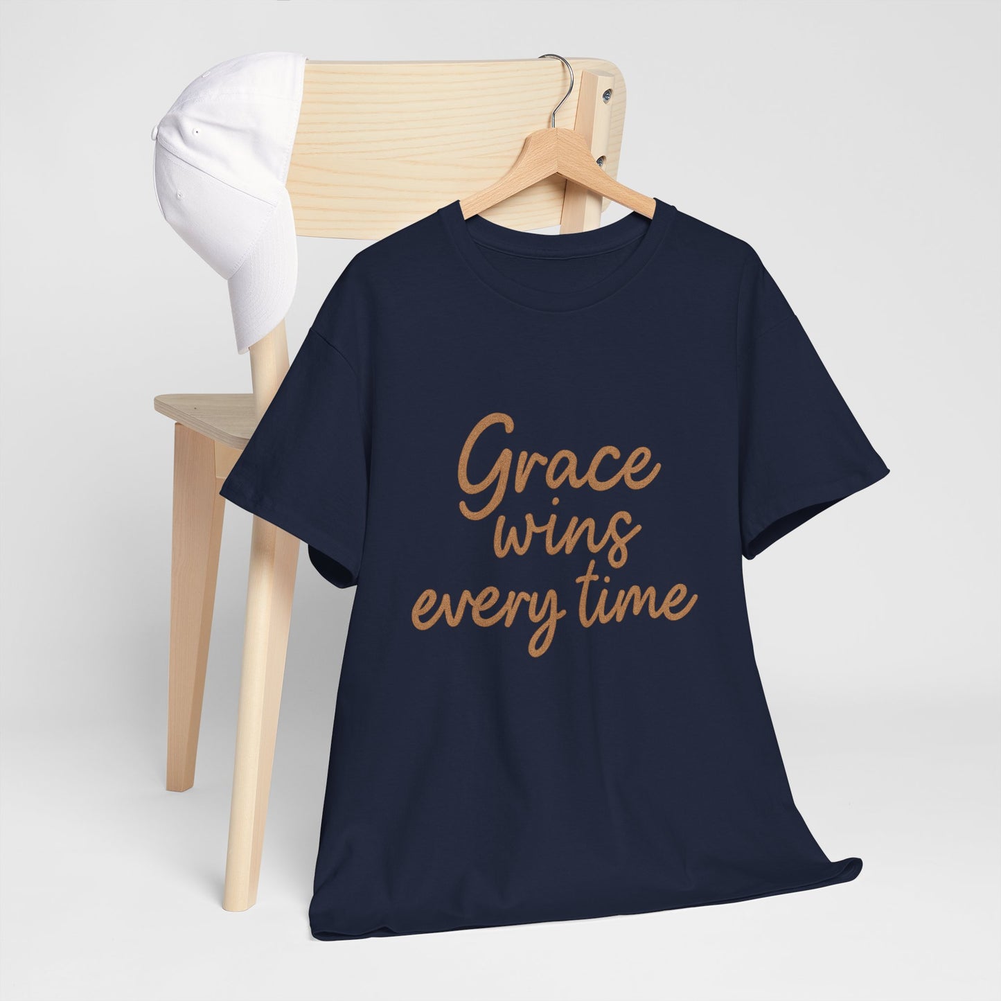 Grace Wins Every Time T-Shirt – Inspirational Christian Unisex Tee