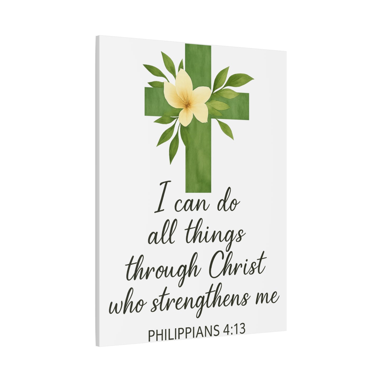 Philippians 4:13 Wall Art | Christian Scripture Home Decor