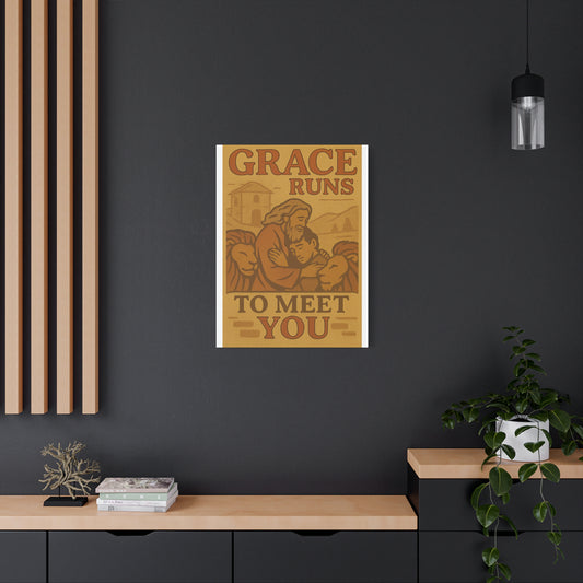 The Prodigal Son Wall Art | Vintage Christian Poster – Redemption & Grace Illustration.