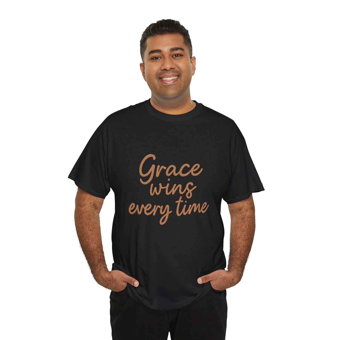 Grace Wins Every Time T-Shirt – Inspirational Christian Unisex Tee