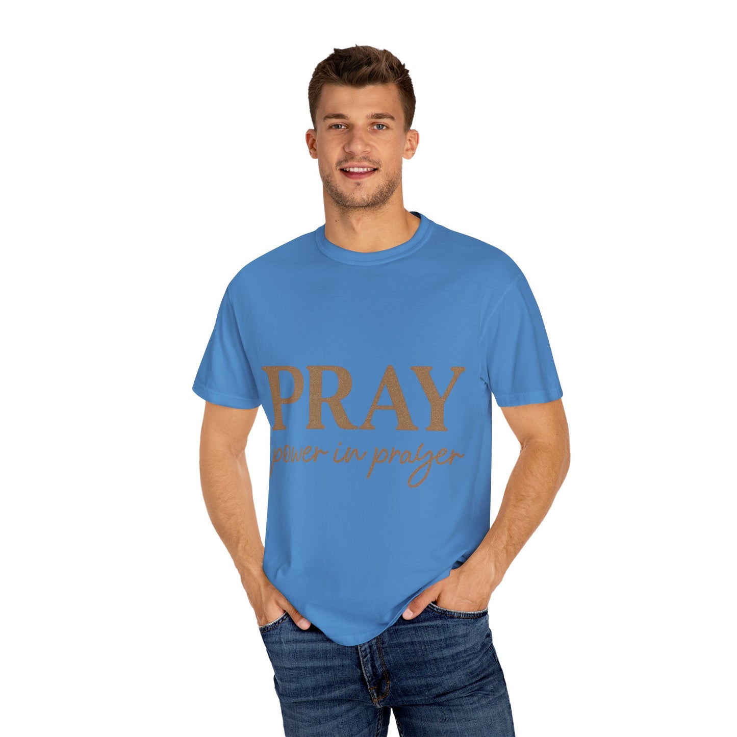 Pray Unisex T-Shirt – Minimal Christian Faith Tee
