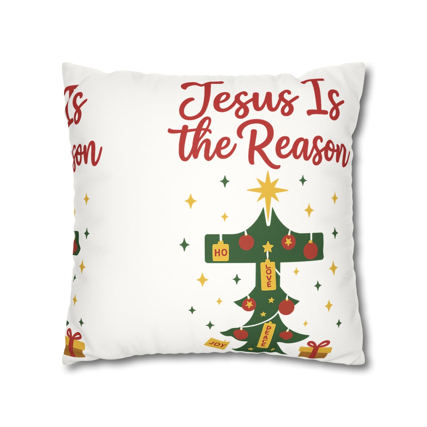 Christmas Decorative Pillowcase - Jesus Is the Reason