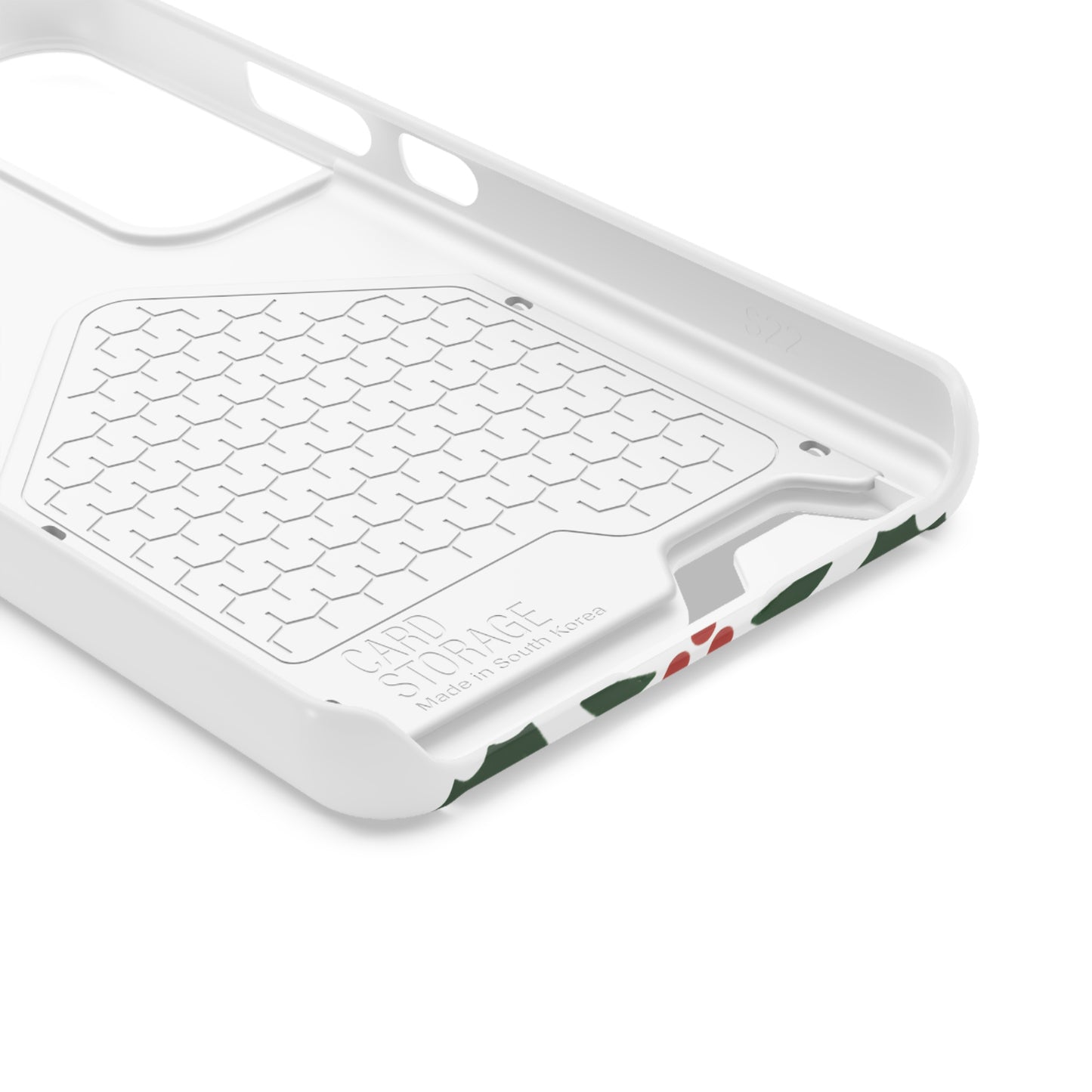 Christmas Phone Case with Card Holder - 'Born Is the King'