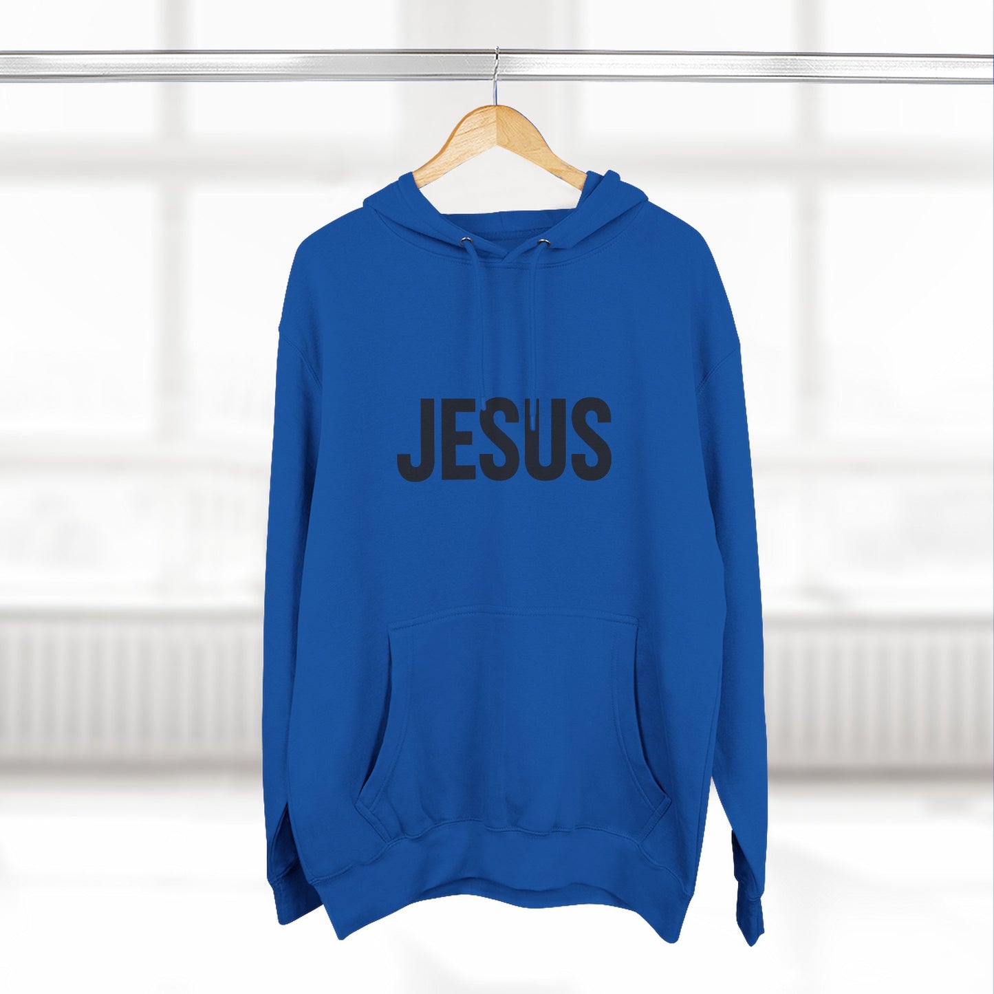 JESUS Unisex Hoodie – Bold Christian Statement Sweatshirt | Faithwear for Everyday Comfort