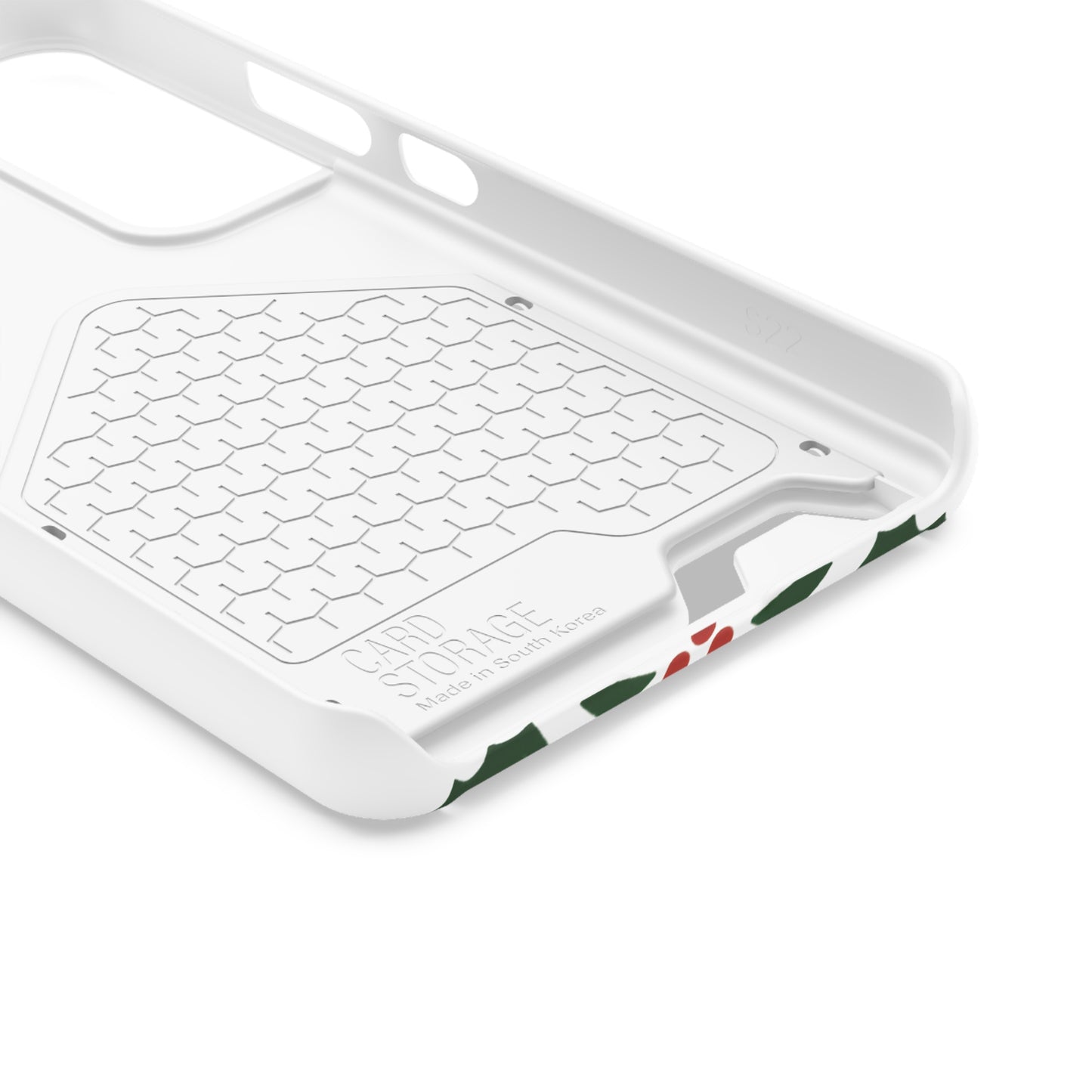 Christmas Phone Case with Card Holder - 'Born Is the King'