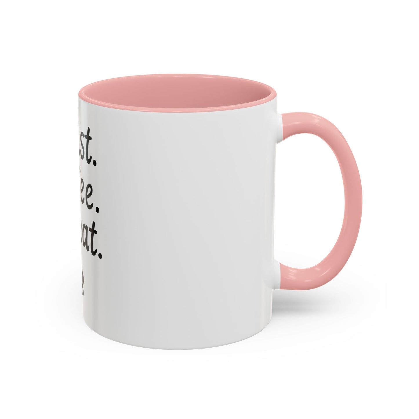 Christ Coffee Repeat Accent Mug | Christian Coffee Cup | 11oz