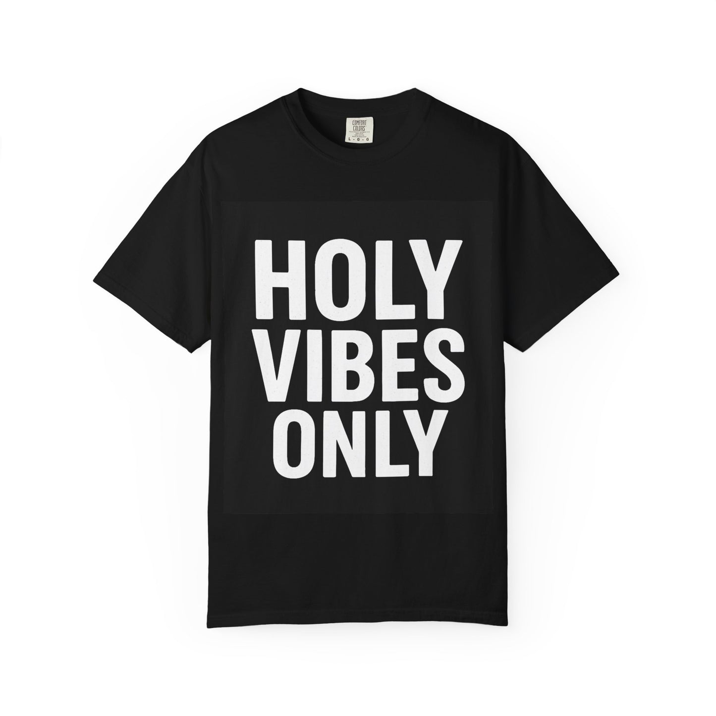 Holy Vibes Only Heavy Cotton Tee | Christian Streetwear