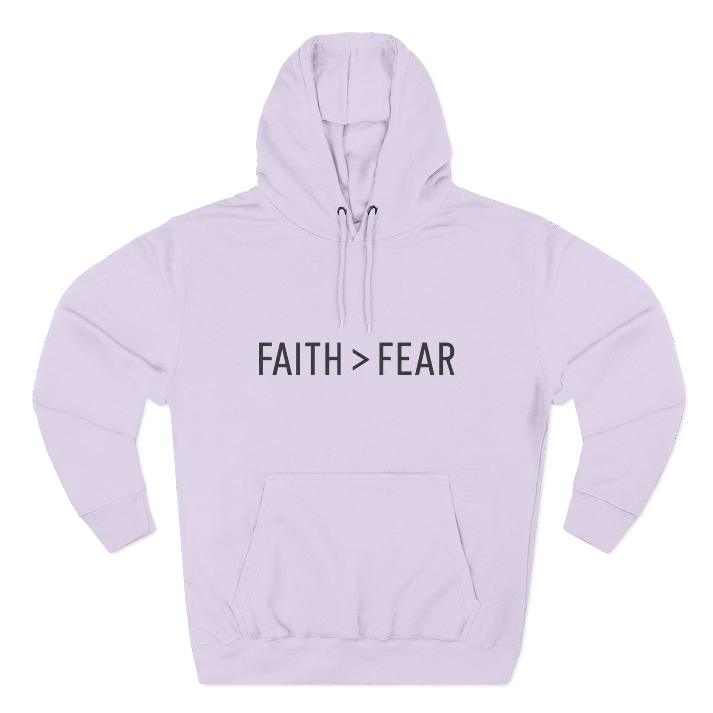 Faith Over Fear Unisex Hoodie – Christian Affirmation Apparel | Cozy & Bold Statement Piece