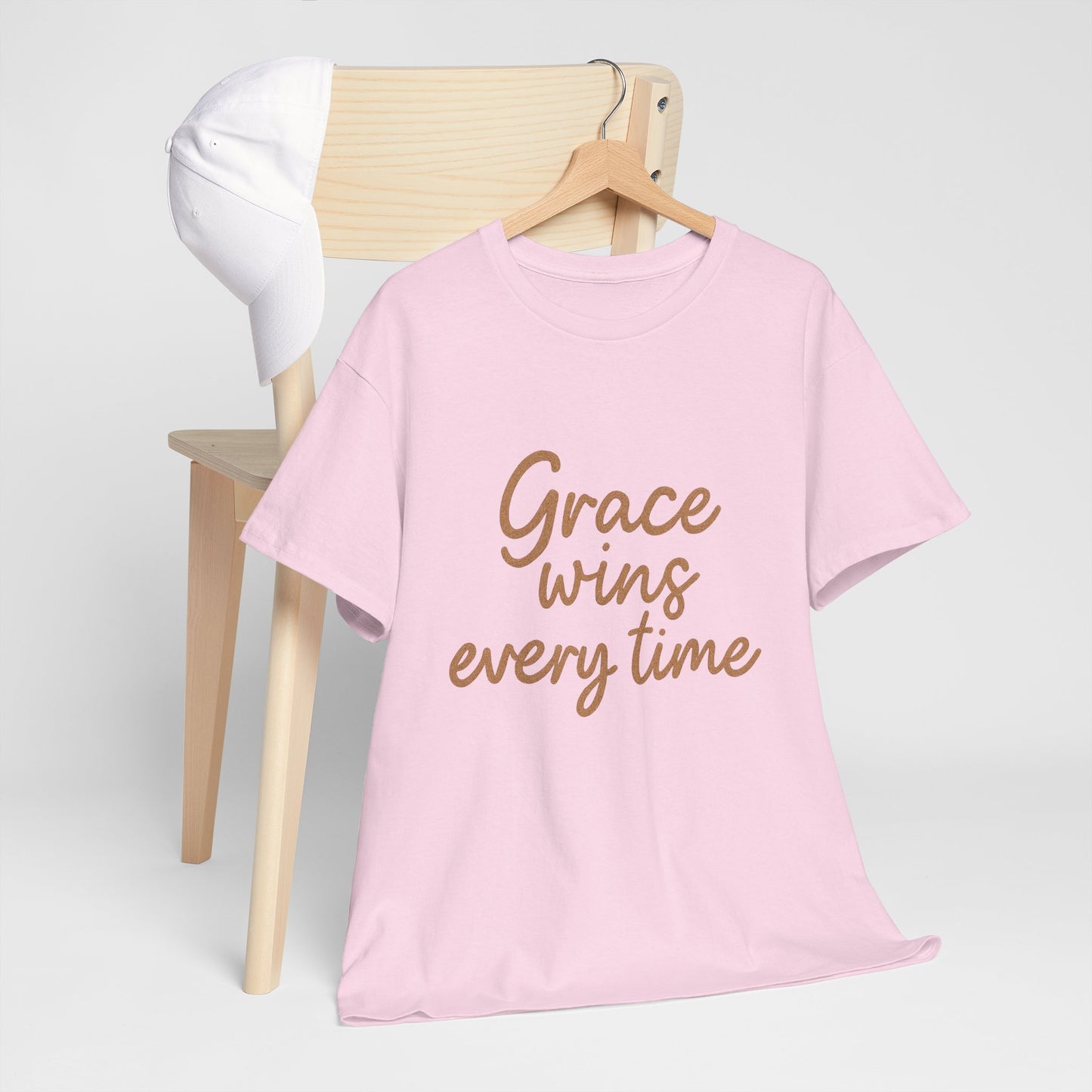 Grace Wins Every Time T-Shirt – Inspirational Christian Unisex Tee