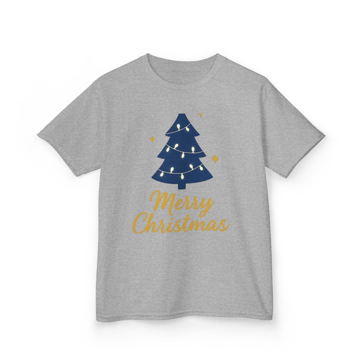 Merry Christmas Kids Heavy Cotton Tee – Christian Holiday Shirt for Children