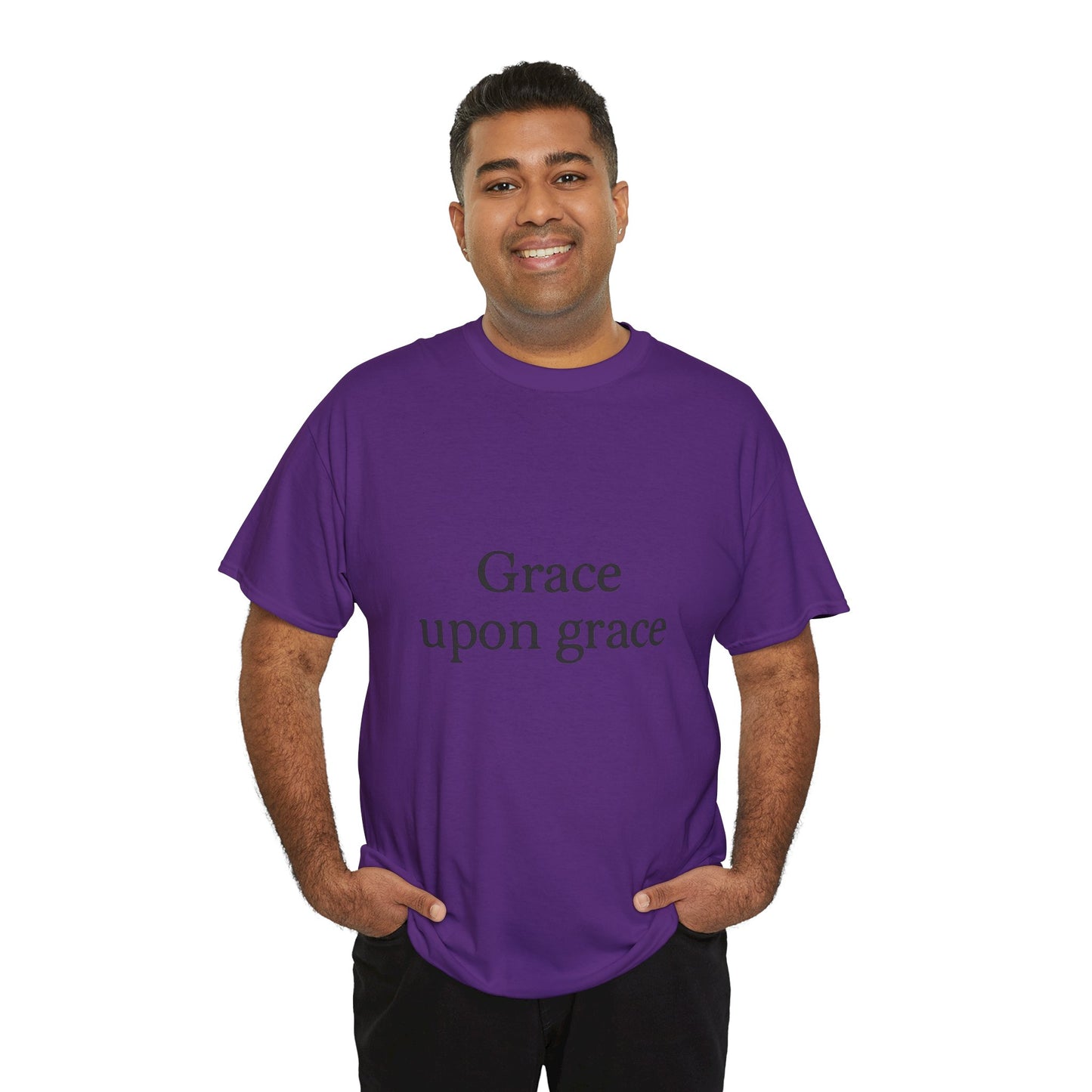 Grace Upon Grace T-Shirt – Elegant Christian Faith Unisex Tee