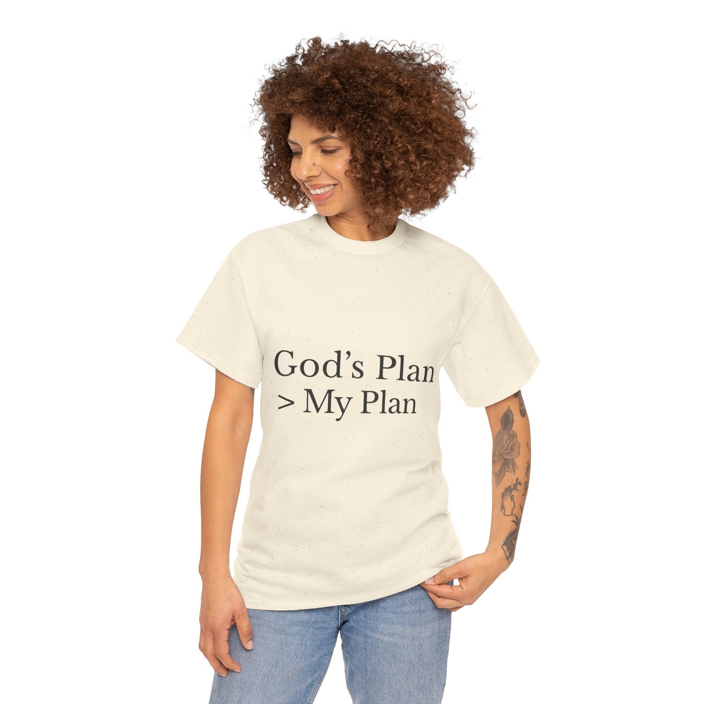 God’s Plan > My Plan T-Shirt – Christian Faith Unisex Tee