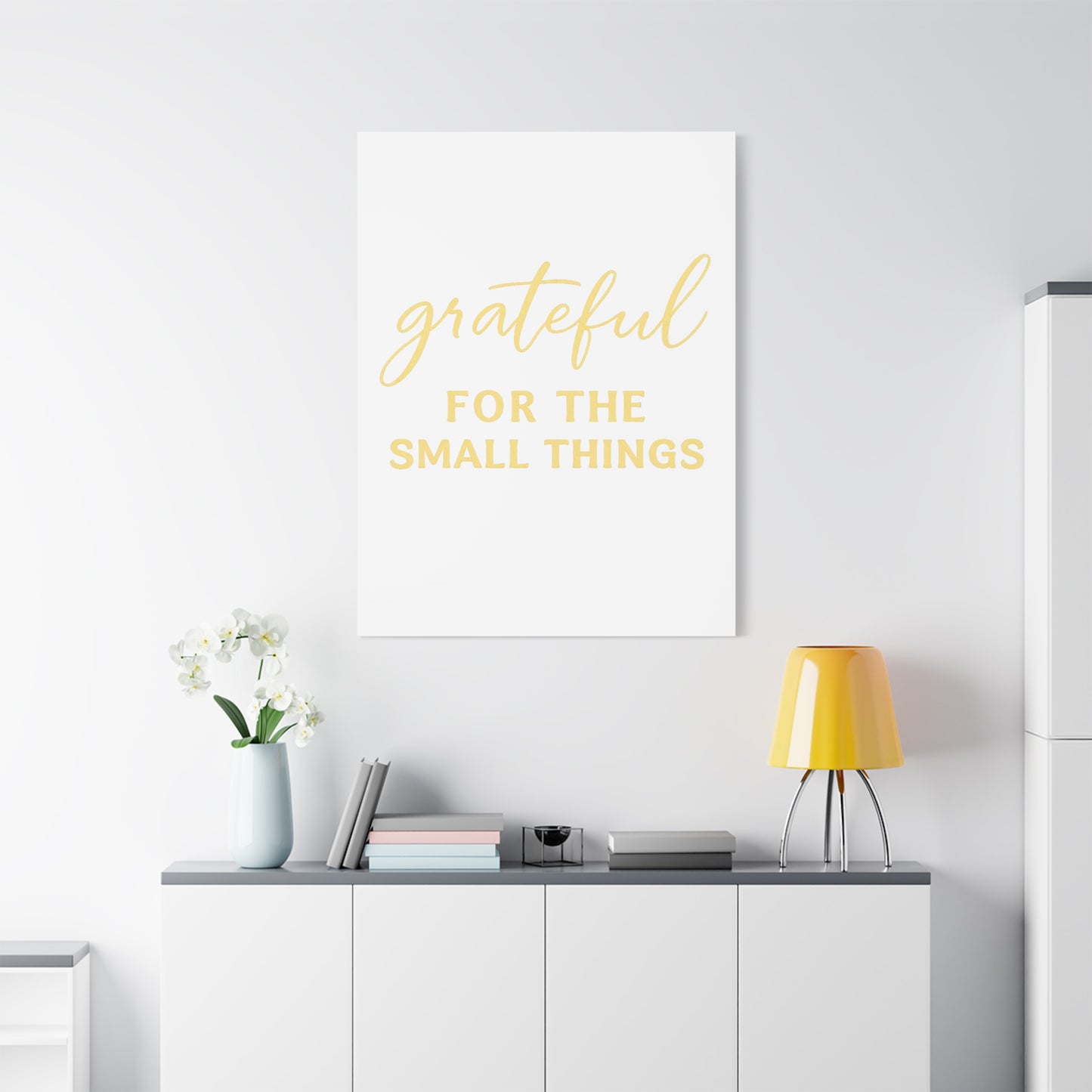 Grateful Wall Art | Inspirational Christian Home Decor - Matte Canvas, Stretched, 1.25"